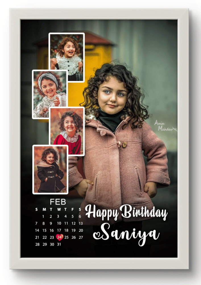 calendar photo frame